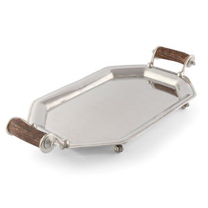 Vagabond House Parlor Tray with Composite Antler Handles Product Image