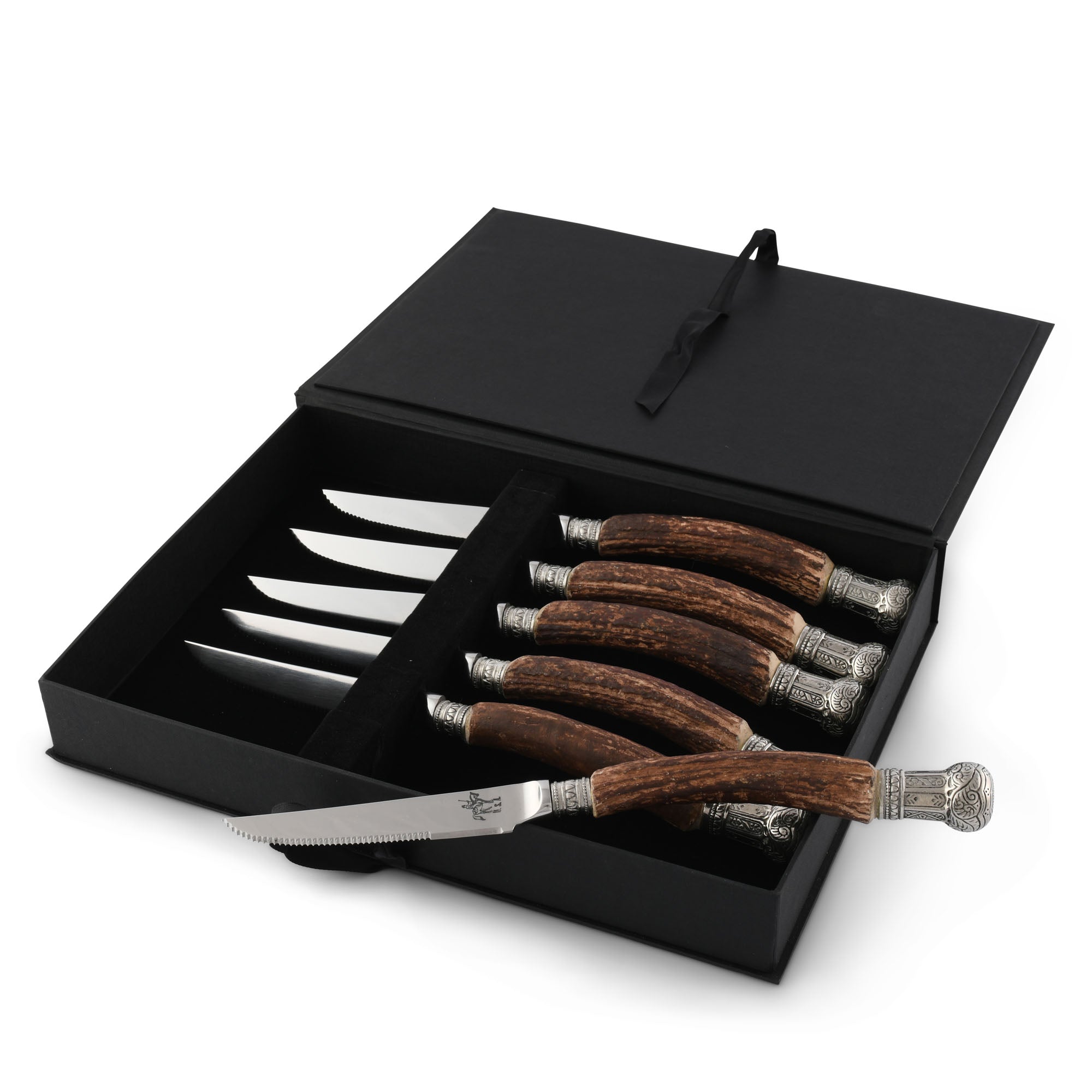 Vagabond House Composite Antler King Crown Steak Knife Set Product Image