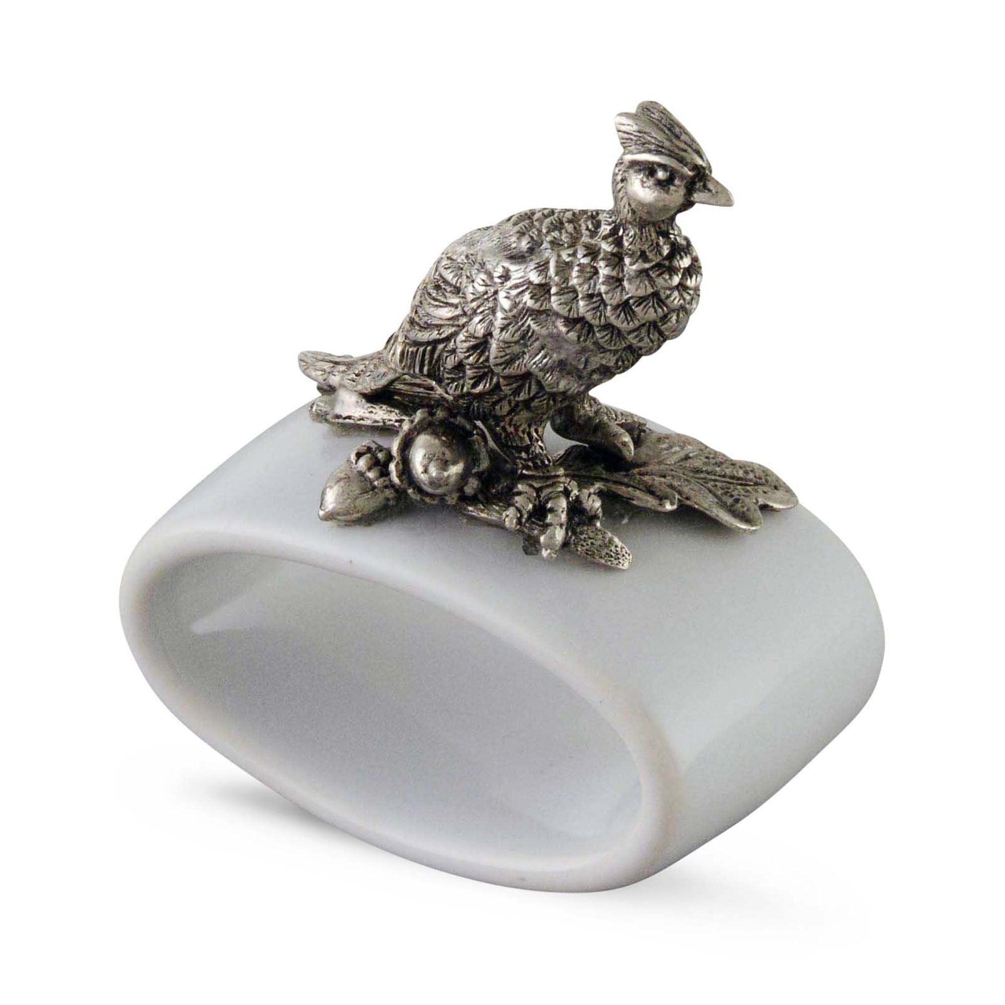 Vagabond House Pheasant Stoneware Napkin Ring Product Image
