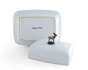 Stag Butter Dish