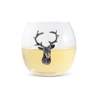 Vagabond House Elk / Deer Stemless Wine Glass Product Image