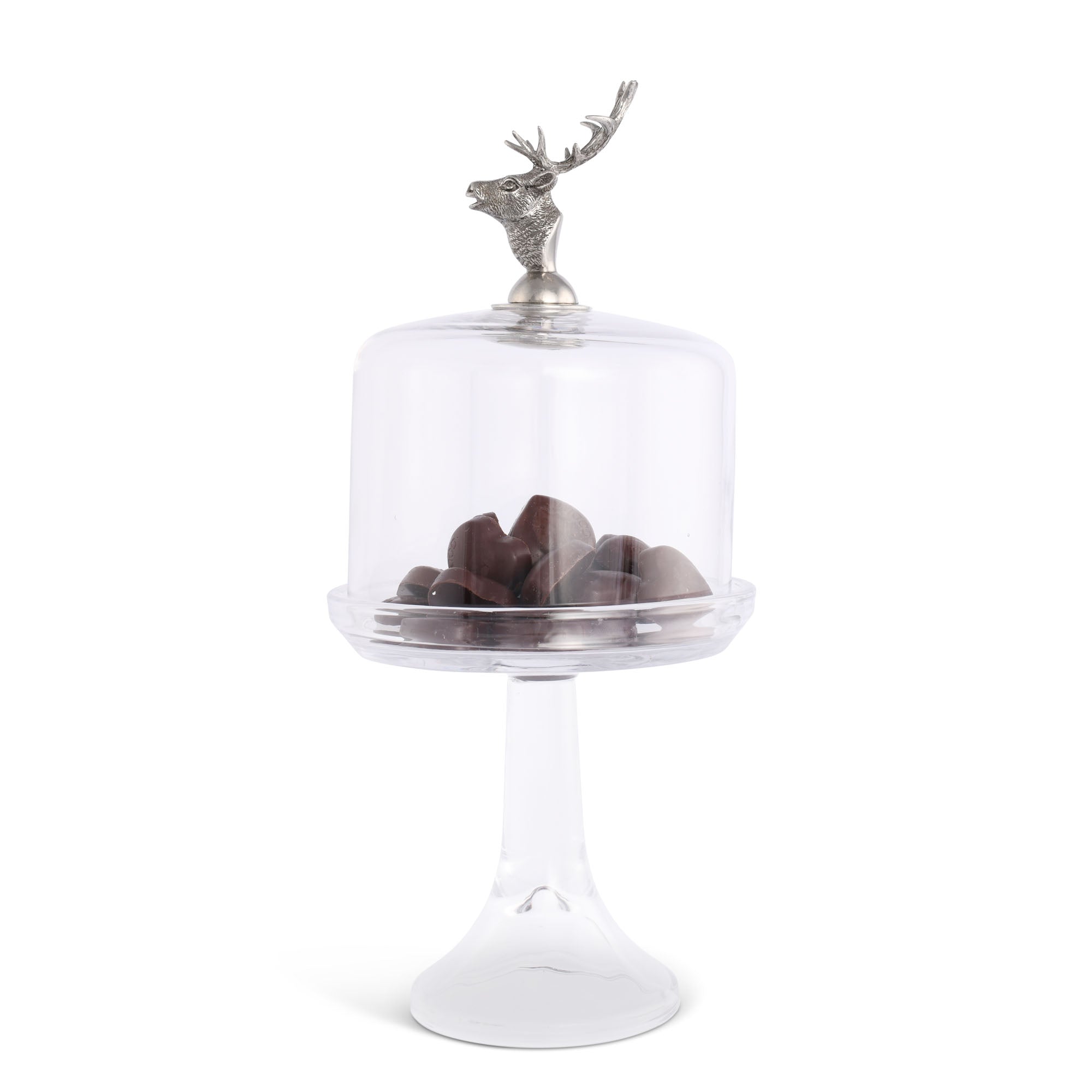 Glass Dome Stand - Tall - Elk  Vagabond House