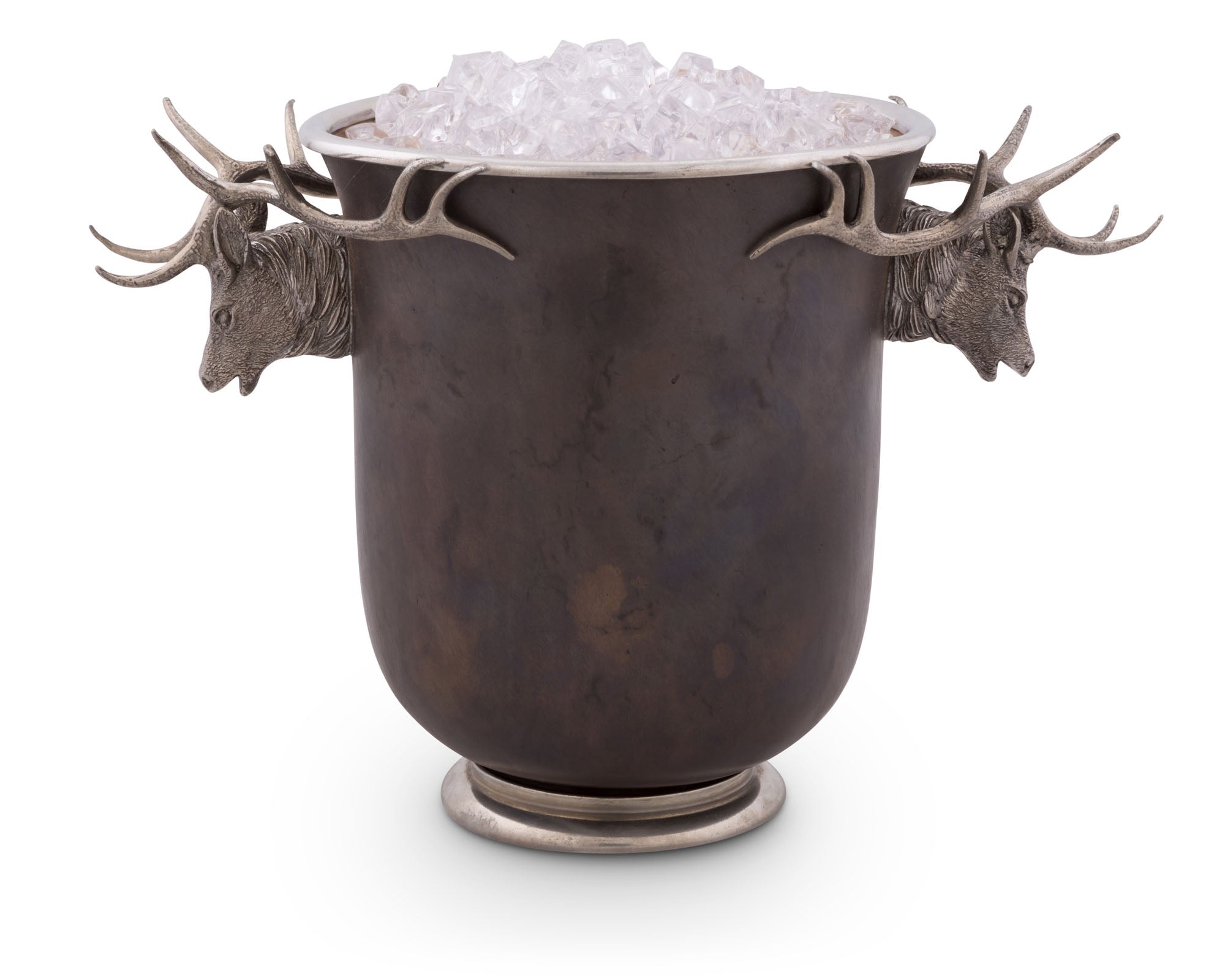 Vagabond House Elk Head Handle Bronze Ice Bucket Product Image
