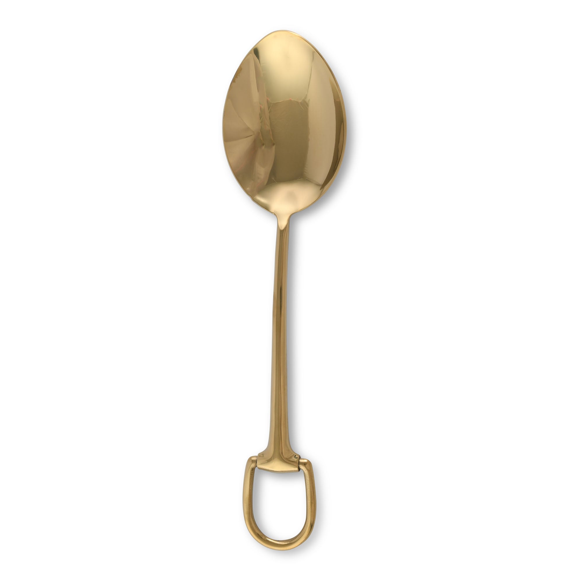 Vagabond House Stirrup Serving Spoon - Stainless Steel Shiny Gold Product Image
