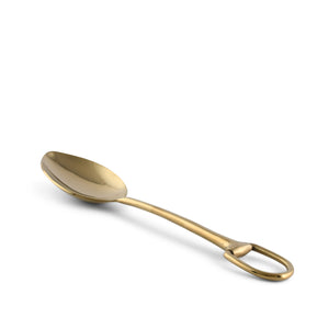 Stirrup Serving Spoon - Stainless Steel Shiny Gold