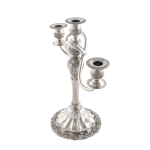 Flore Spring Pewter Candlestick