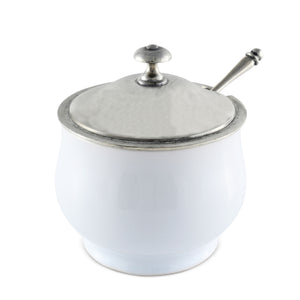 Classic Sugar Bowl and Spoon