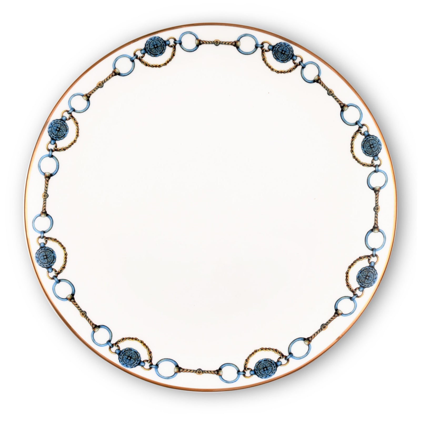 Vagabond House Amarillo Concho Pattern Bone China Round Dinner Plate Product Image