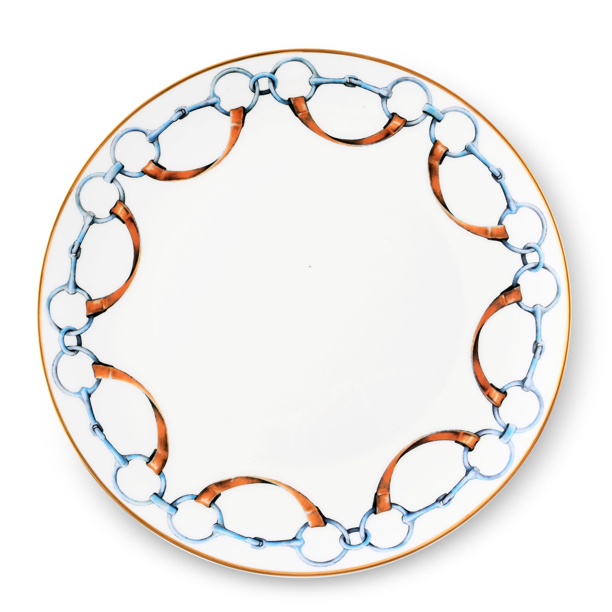 Vagabond House Wellington Bit Pattern Bone China Round Dinner Plate Product Image