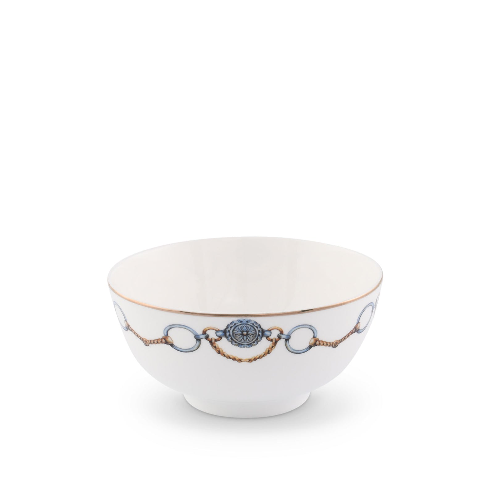 Vagabond House Amarillo Concho Pattern Bone China Round Cereal / Dip Bowl Product Image