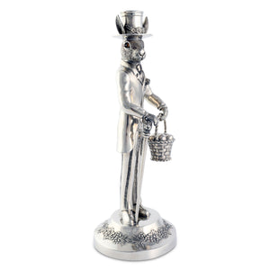 Vagabond House Gentleman Hare Tall Candlestick Product Image