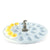 Vagabond House Deviled Egg Tray with Pewter Standing Rabbit Product Image