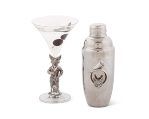 Hunting Dressed Fox Cocktail / Martini Glass