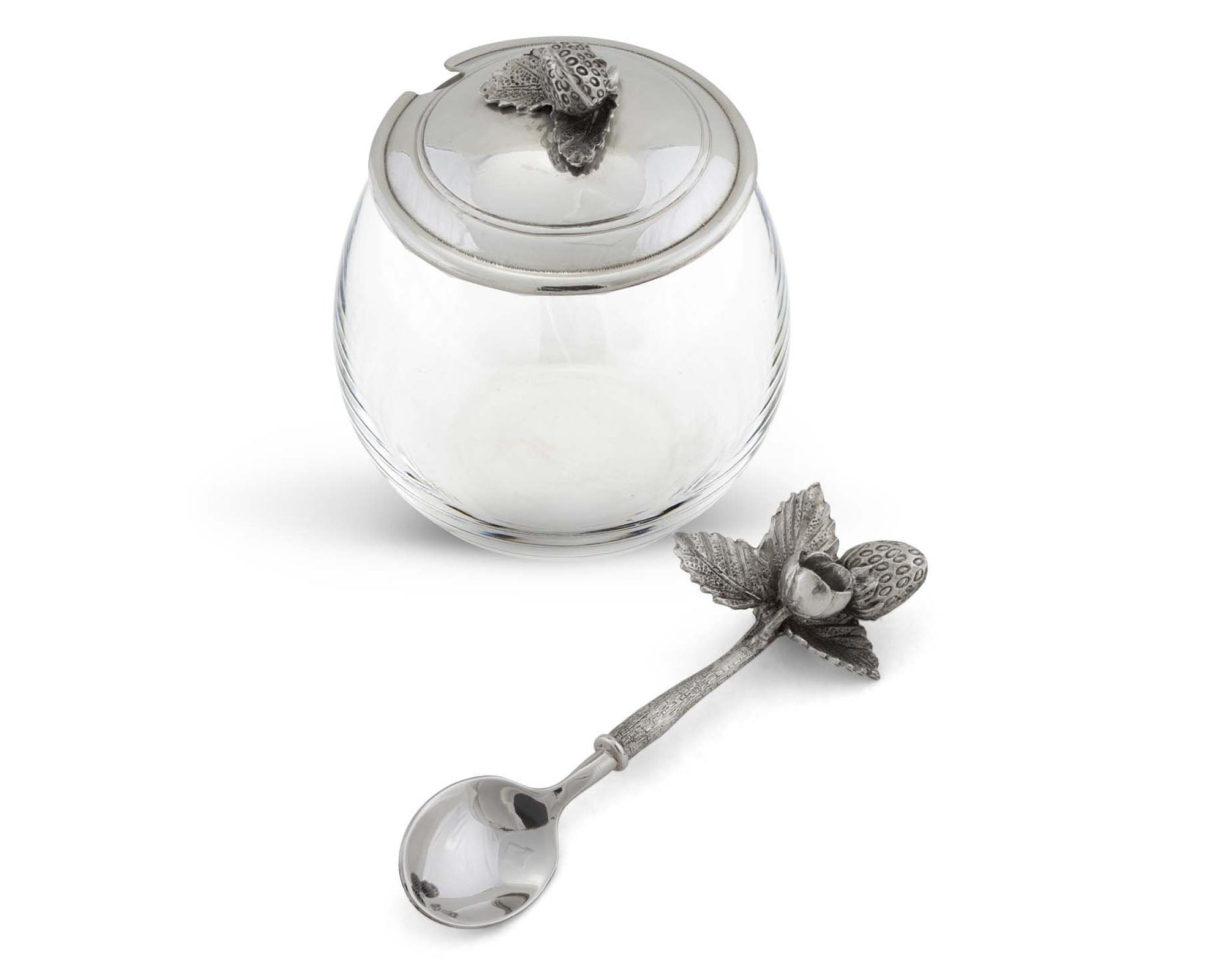 Vagabond House Strawberry Jam Jar with Spoon Product Image