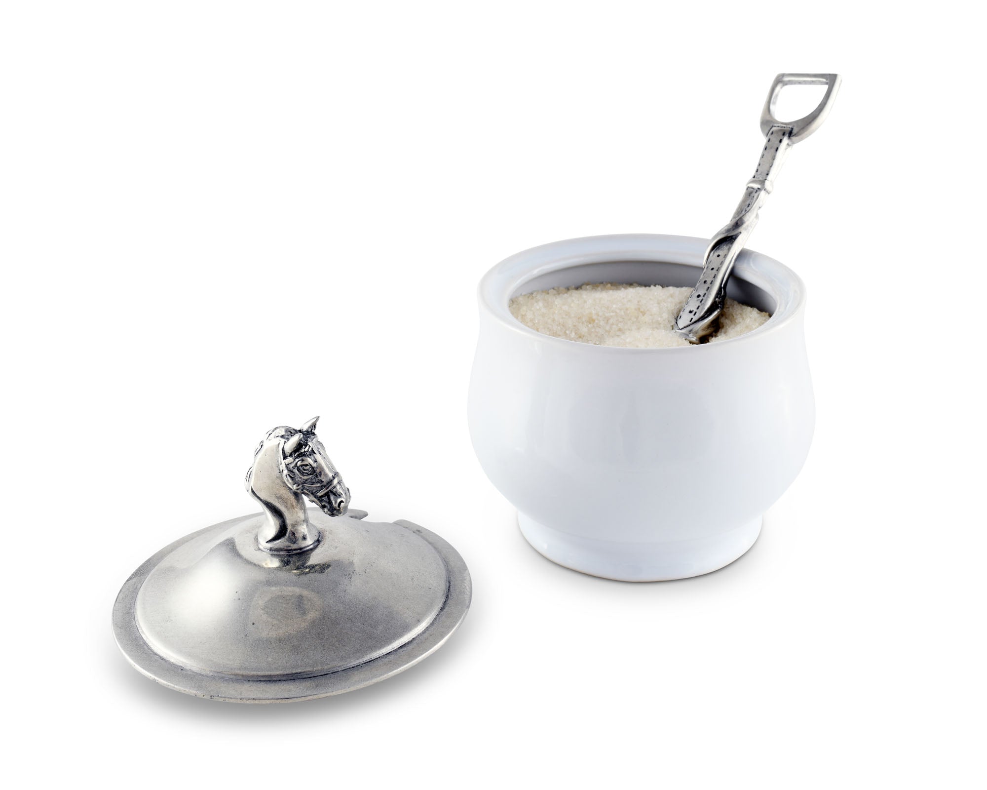 Vagabond House Equestrian Sugar Bowl and Spoon Product Image