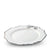 Vagabond House Pewter Bit Bone China Scallop Dinner Plate Platinum Rim Product Image