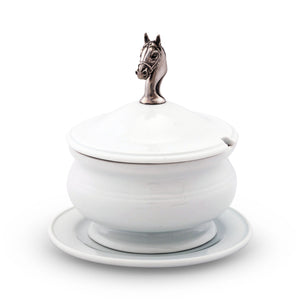 Vagabond House Horse Head Porcelain Lidded Bowl Product Image