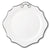 Vagabond House Pewter Bit Bone China Scallop Charger Plate Platinum Rim Product Image