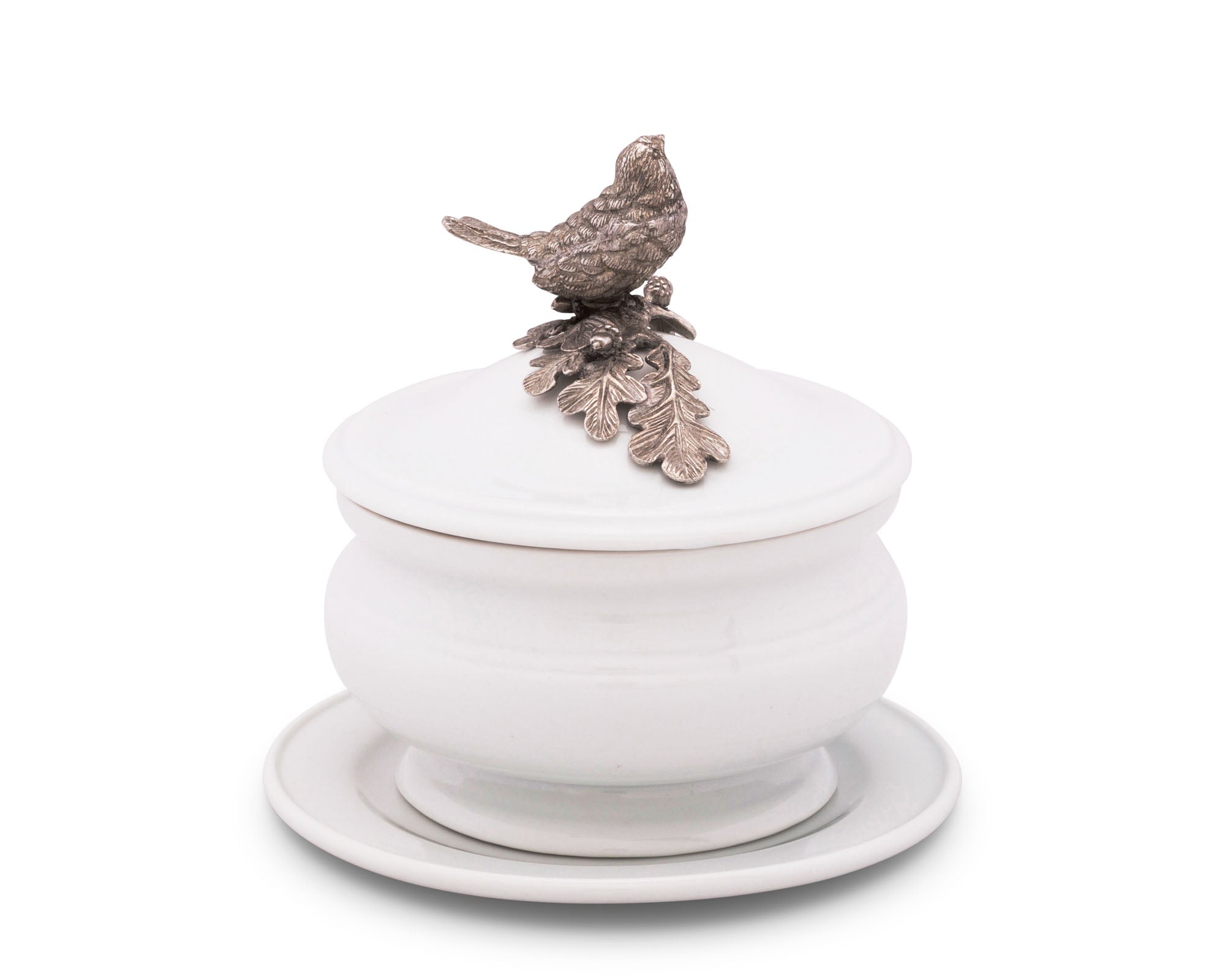 Vagabond House Songbird Porcelain Lidded Bowl Product Image