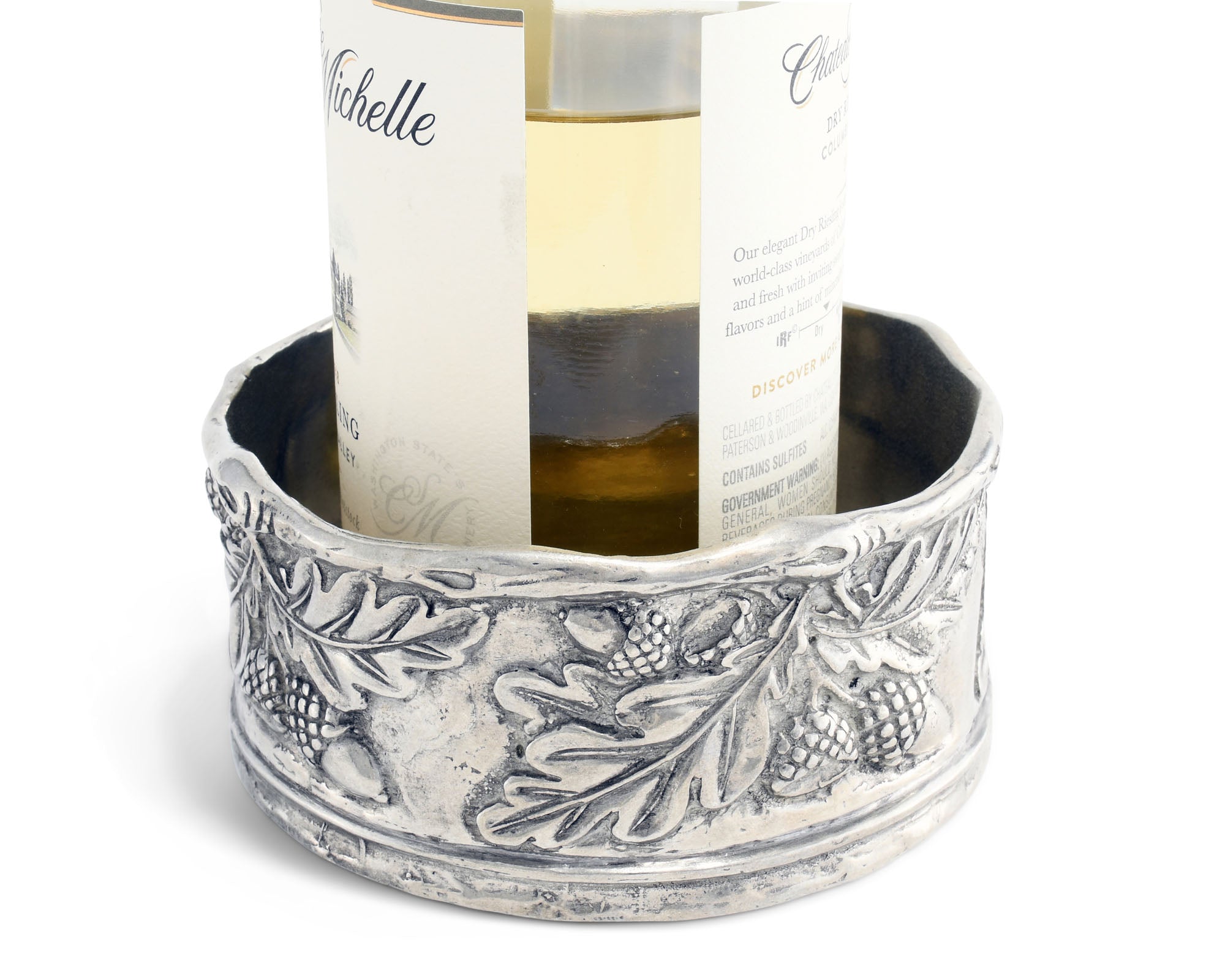 Vagabond House Acorn Oak & Leaf Pewter Wine Coaster Product Image