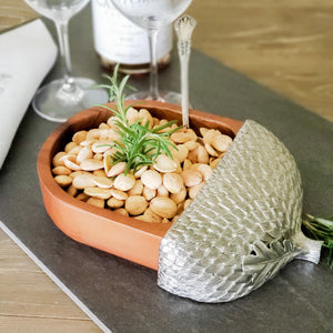 Wood Acorn Nut Bowl