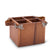 Vagabond House Acorn Oak Leaf Flatware Caddy - Square Box Wood Product Image