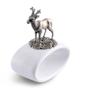 Vagabond House Deer Stoneware Napkin Ring Product Image