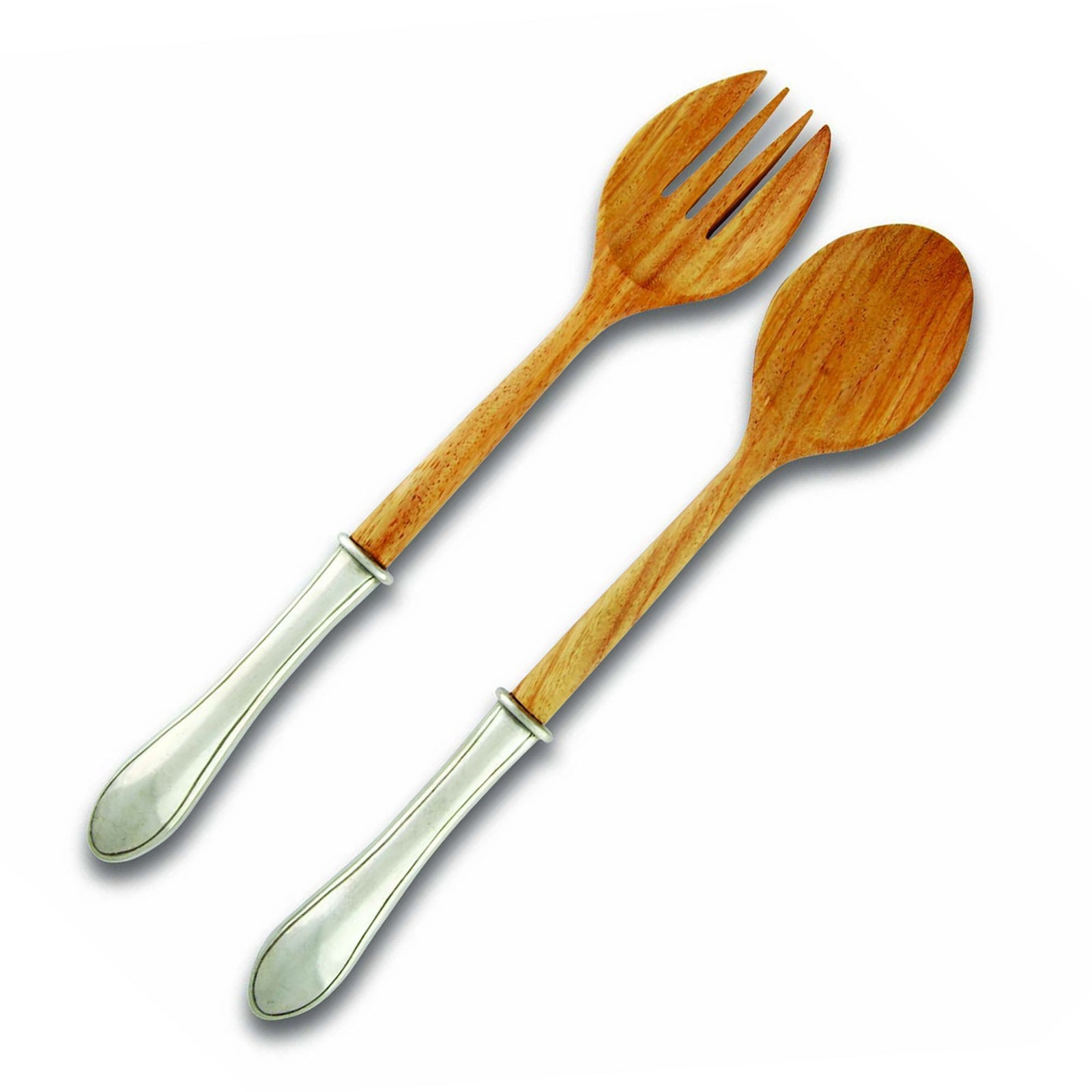 Vagabond House Wales Pewter Handle Salad Server Set Product Image