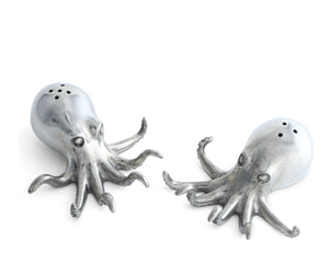 Pewter Octopus Salt & Pepper Set