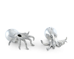 Pewter Octopus Salt & Pepper Set