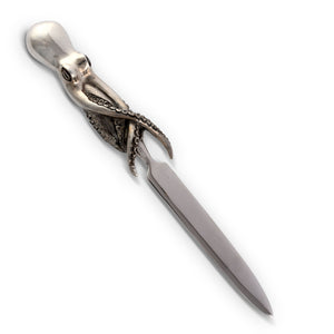 Octopus Pewter Handle Letter Opener