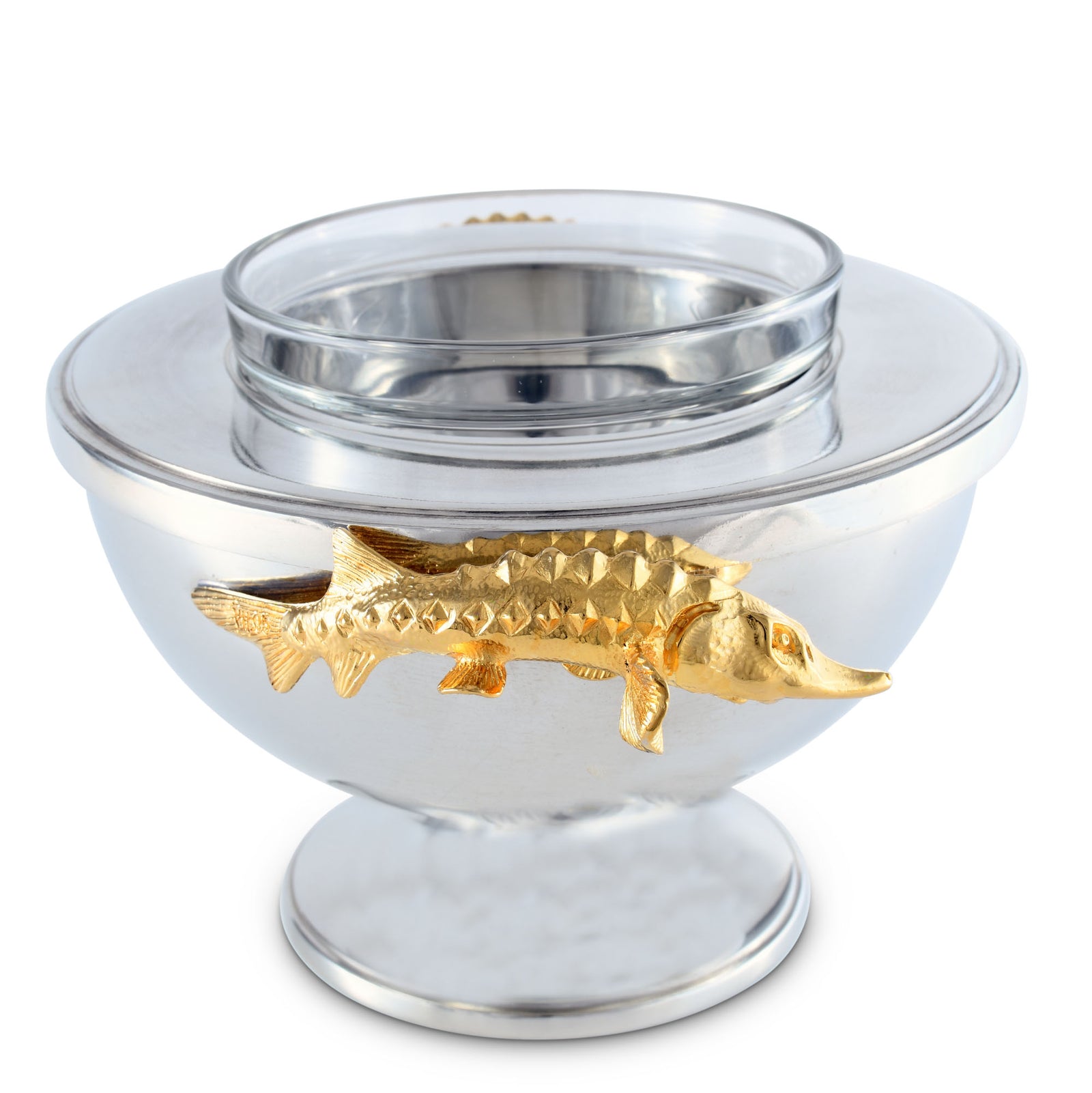 Vagabond House Gold Sturgeon Caviar Server Product Image