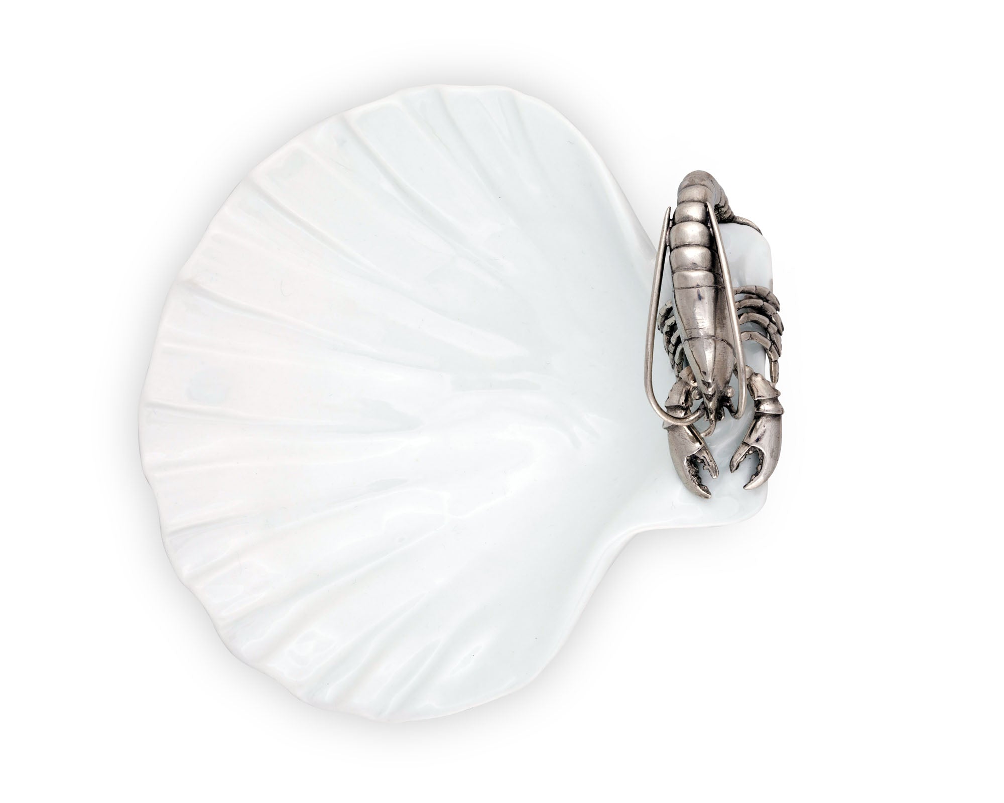 Vagabond House Shrimp Porcelain Shell Plate Product Image