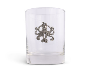 Octopus Double Old Fashion Bar Glass