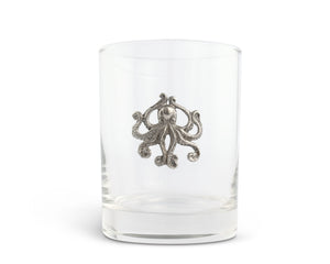 Octopus Double Old Fashion Bar Glass