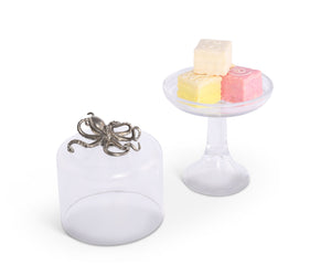 Octopus Glass Covered Cake / Dessert Stand