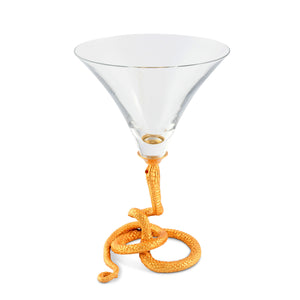 Snake Cocktail / Martini Glass