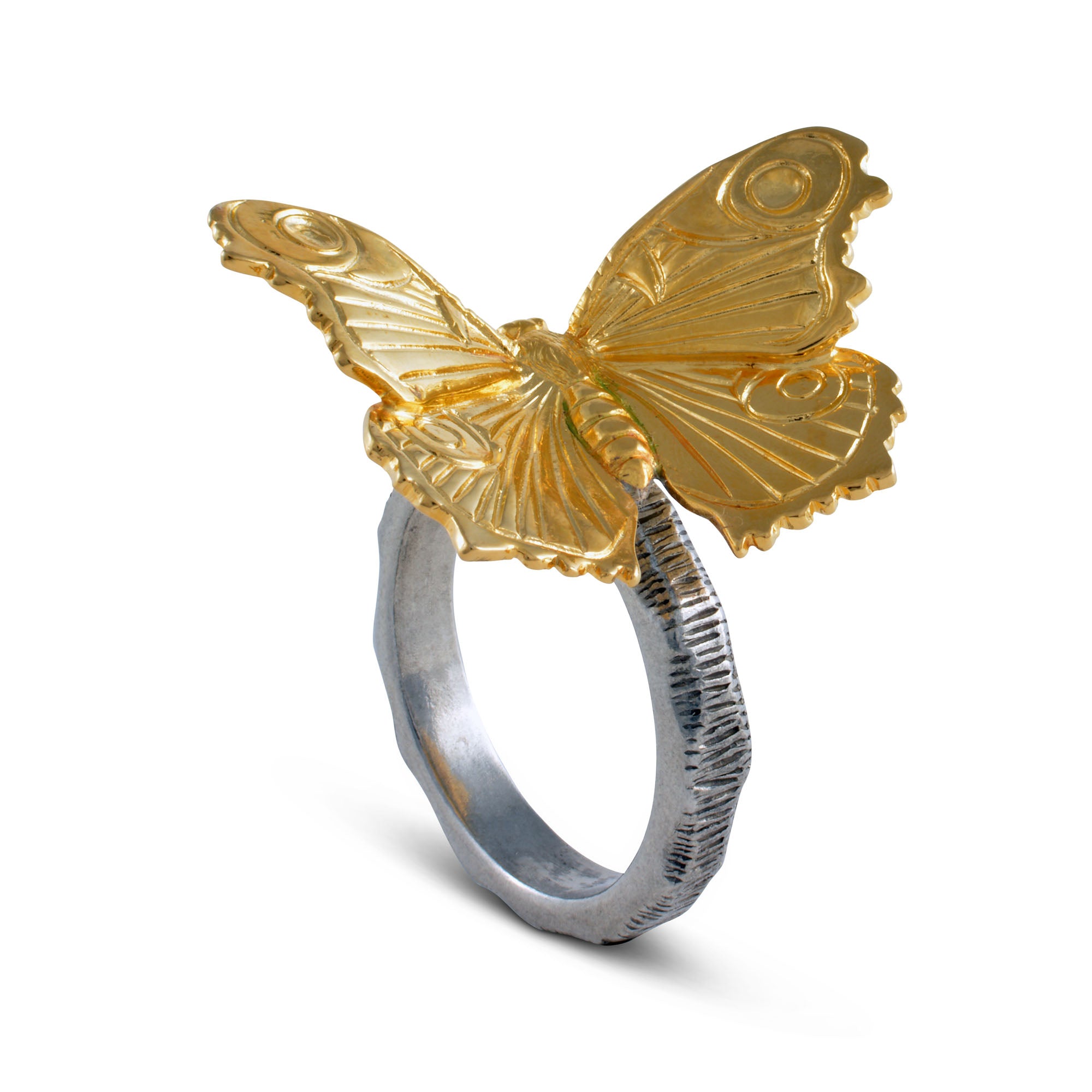 Vagabond House Gold Butterfly Napkin Ring Product Image