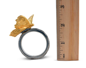 Gold Butterfly Napkin Ring