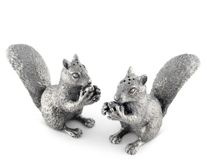 Pewter Squirrels Salt & Pepper Set
