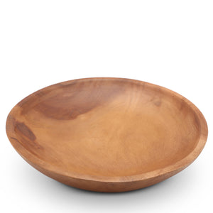 Arthur Court Calabash Round Acacia Wood Salad  Bowl Product Image