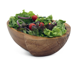 Acorn Shape Acacia Wood Salad  Bowl Large
