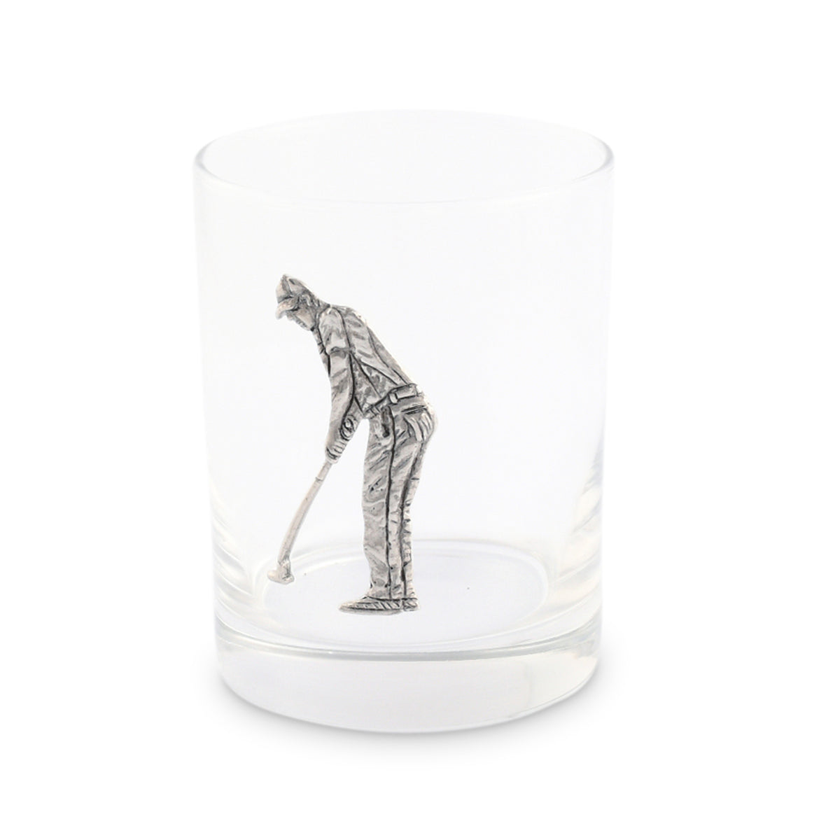 Golfer Double Old Fashioned Glass