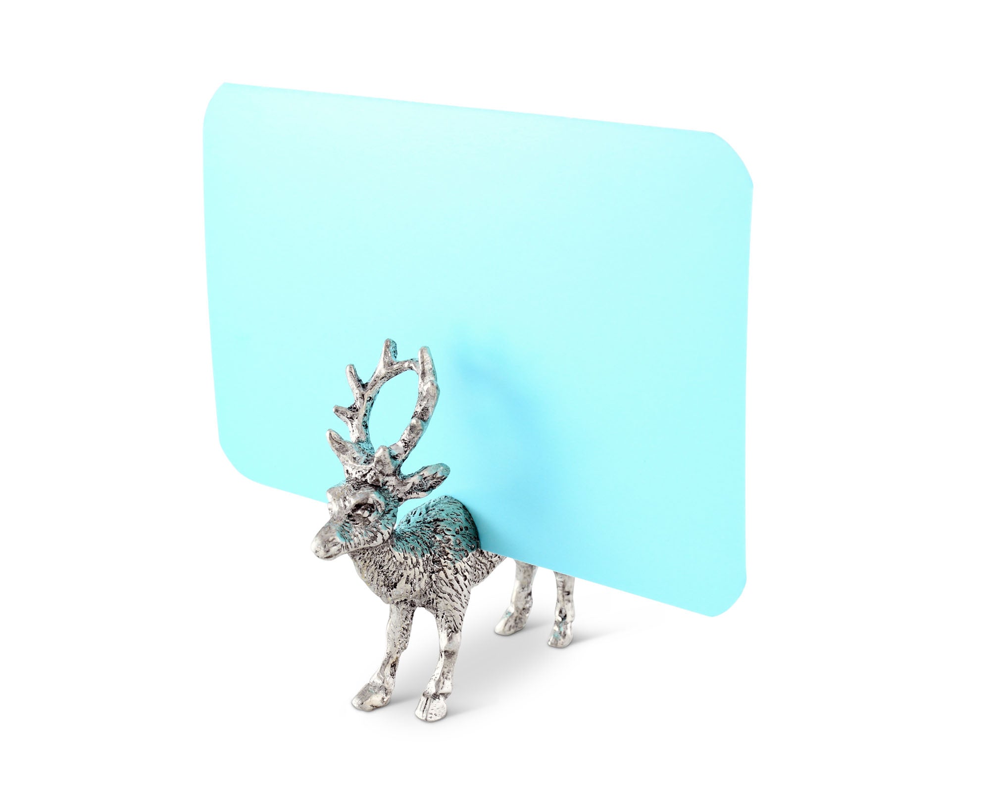 Vagabond House Pewter Deer Place Card Holder Product Image