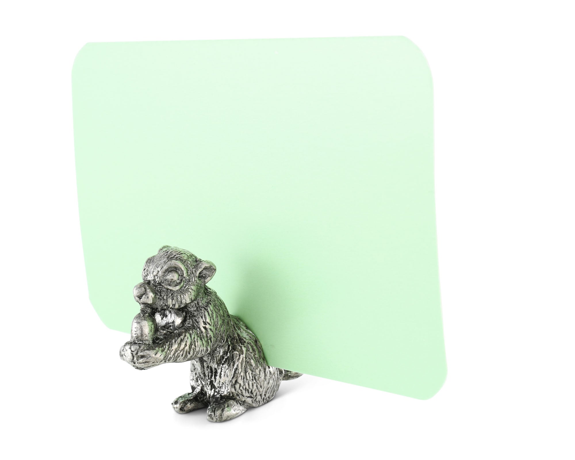 Vagabond House Pewter Squirrel Place Card Holder Product Image
