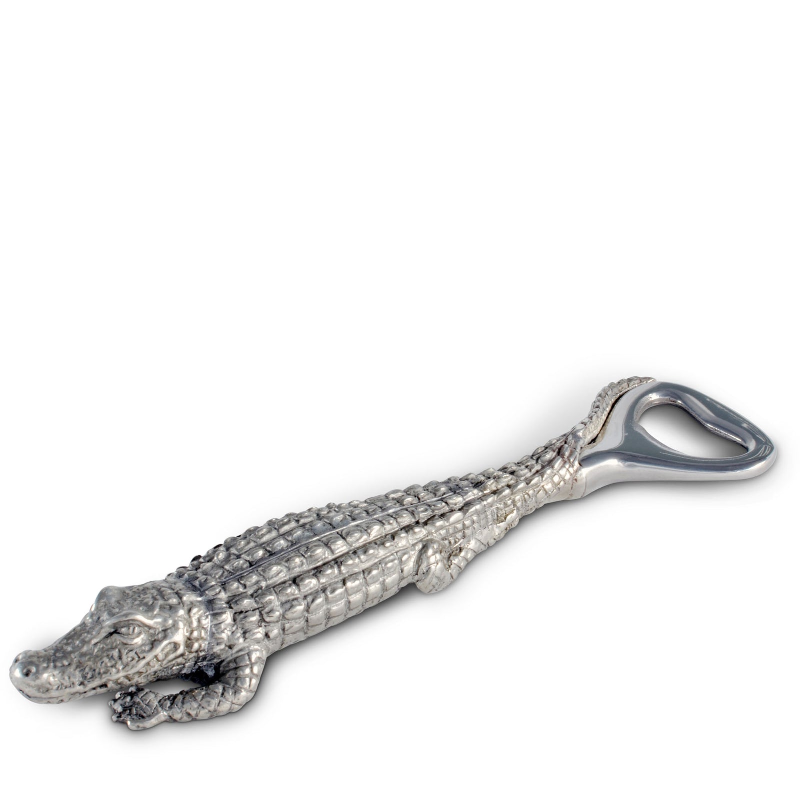 Vagabond House Pewter Alligator Handle Bottle Opener Product Image