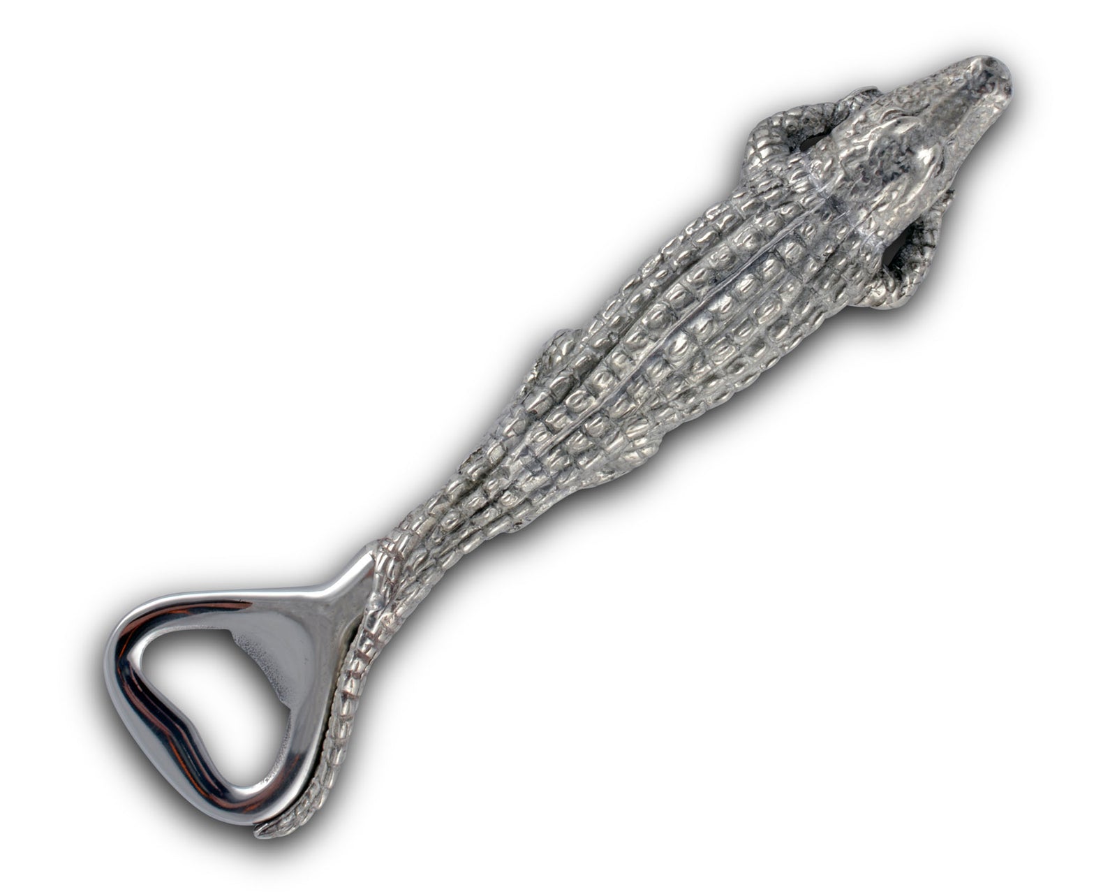 Vagabond House Pewter Alligator Handle Bottle Opener Product Image