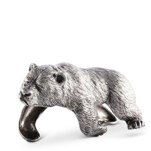Vagabond House Pewter Sleeping Bear Napkin Ring Product Image