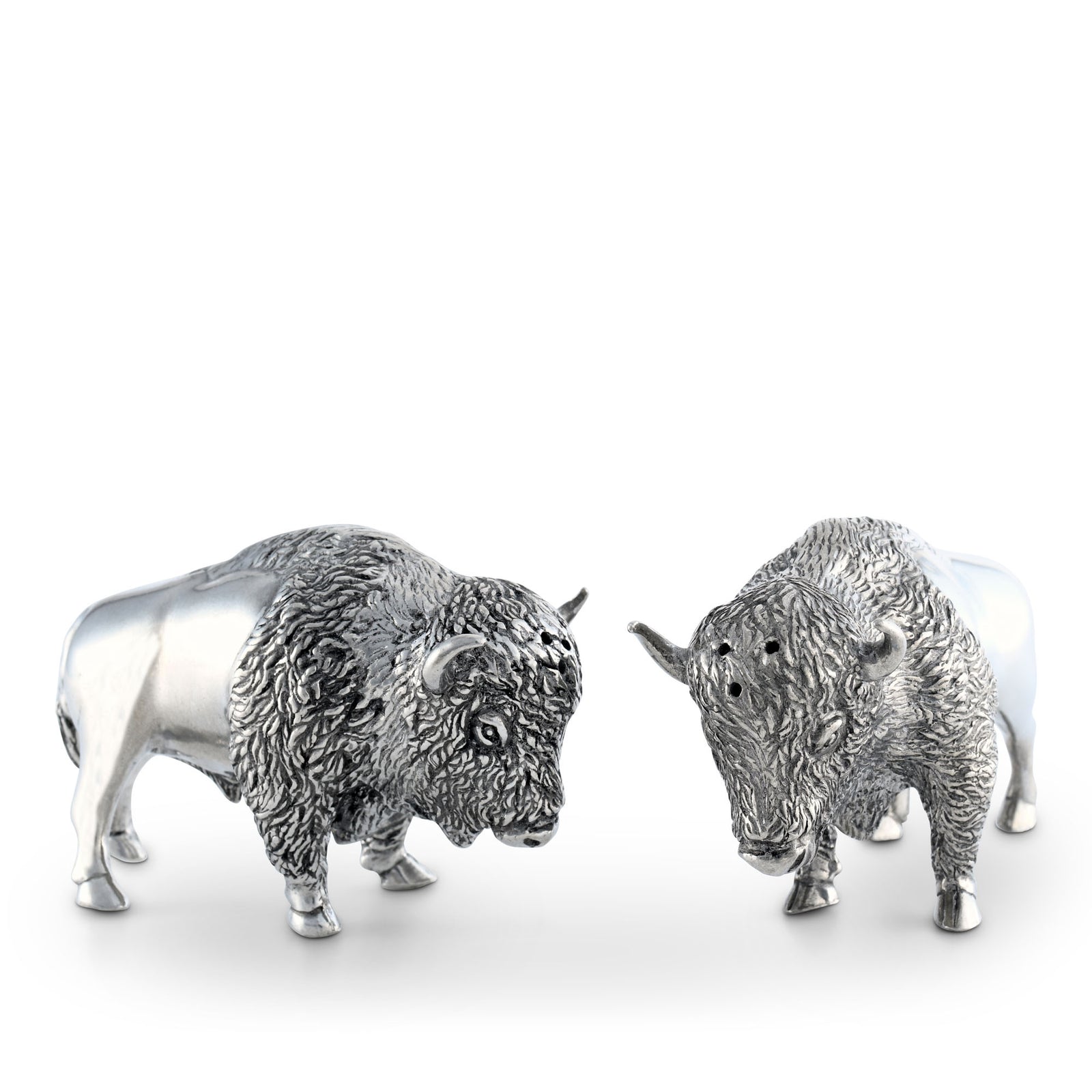 Vagabond House Pewter Bison Salt & Pepper Set Product Image