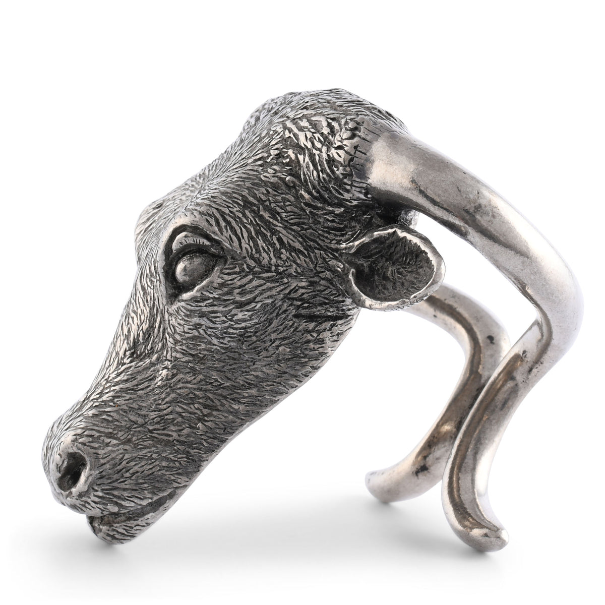 Vagabond House Pewter Steer Head Napkin Ring Product Image